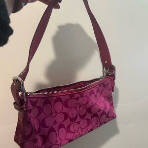 Coach Pink Shoulder Bag (small)